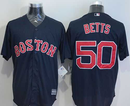 Boston Red Sox #50 Mookie Betts Navy Blue New Cool Base Stitched MLB Jersey,We sell and wholesale Boston Red Sox #50 Mookie Betts Navy Blue New Cool Base Stitched MLB Jersey on line form chian!